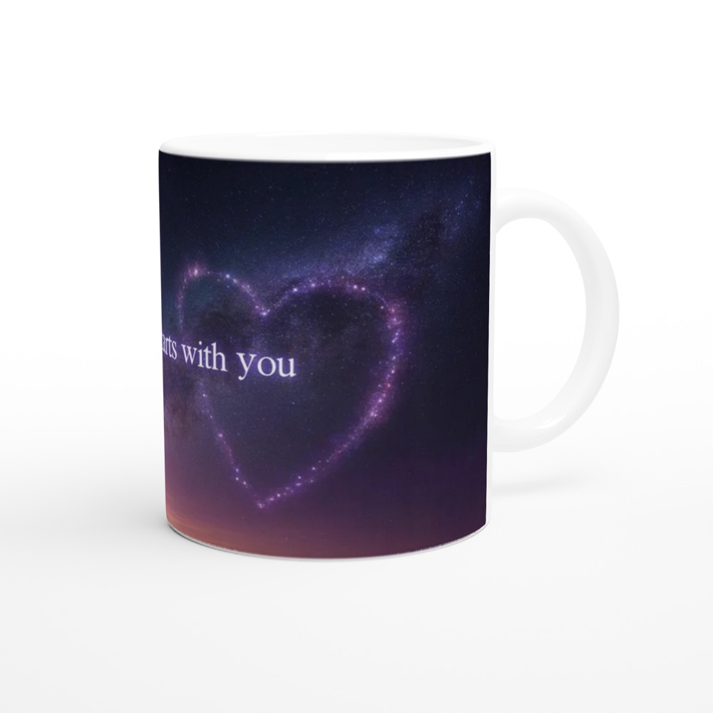 Forever Starts With You Mug | Romantic Starry Night Gift | Anniversary Present for Husband or Wife | Valentines Day Couple Mug — view 12