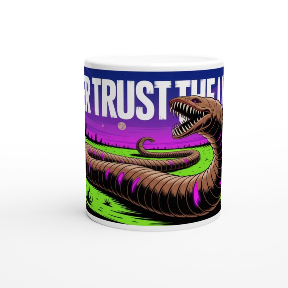 Never Trust The Living - Horror Sandworm Mug — view 11