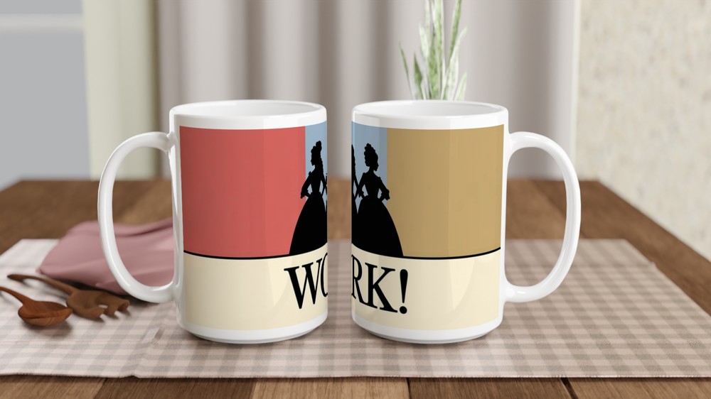 Hamilton Schuyler Sisters Mug | Musical Theatre Gift | Schuyler Sisters Work Present | Theatre Lover Mug — view 2