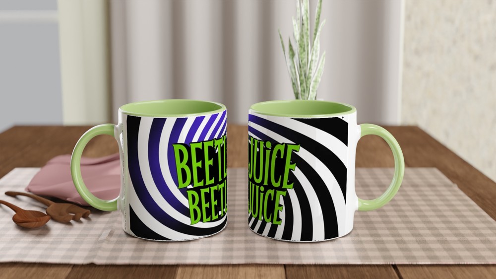 Beetlejuice Mug | Musical Theatre Gift | Vortex Design | Present for Best Friend — view 5