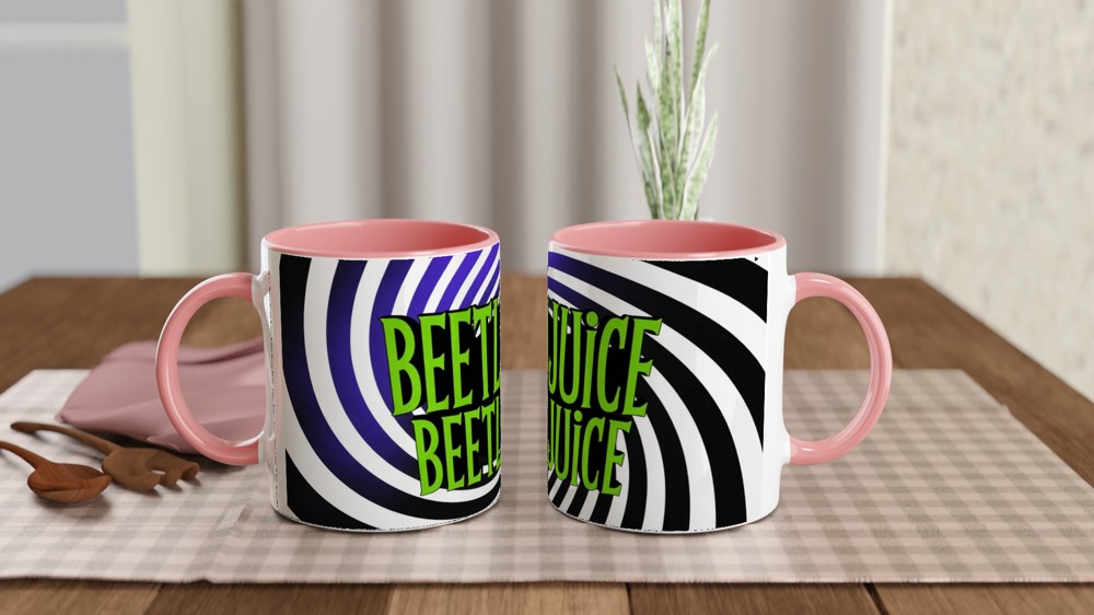 Beetlejuice Mug | Musical Theatre Gift | Vortex Design | Present for Best Friend — view 6