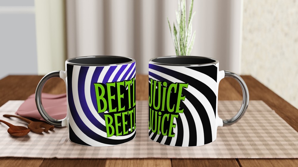 Beetlejuice Mug | Musical Theatre Gift | Vortex Design | Present for Best Friend — view 9