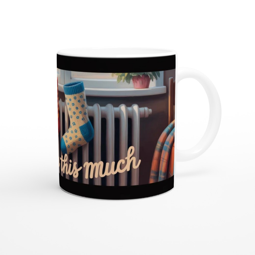 I Love You This Much - Cosy Mismatched Socks Mug — view 12