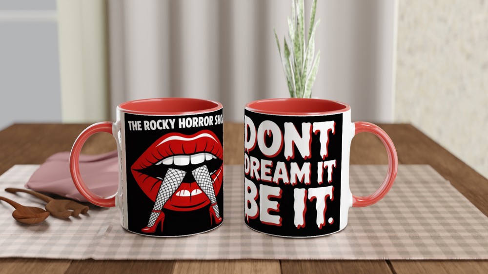 Rocky Horror Mug | 'Don't Dream It Be It' Quote | Musical Theatre Gift | Theatre Lover Present — view 7