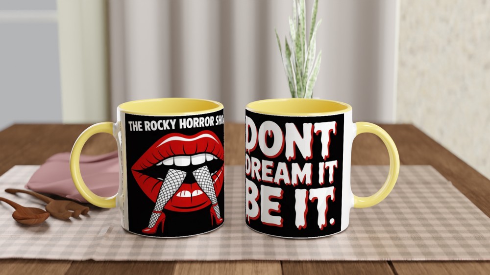 Rocky Horror Mug | 'Don't Dream It Be It' Quote | Musical Theatre Gift | Theatre Lover Present — view 8