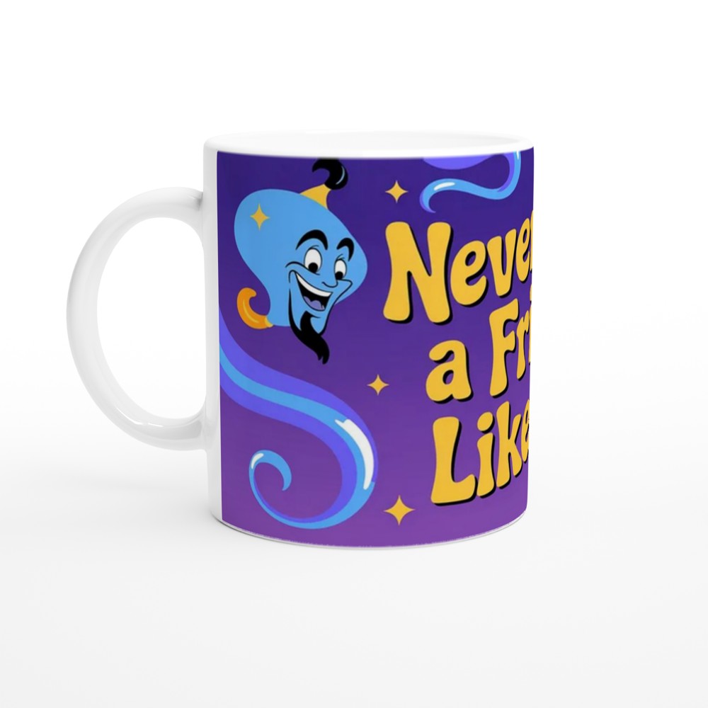 Aladdin Mug | 'Never Had a Friend Like Tea' Quote | Musical Theatre Gift | Best Friend Present — view 10