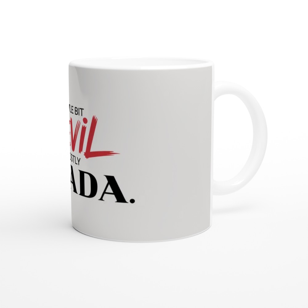 A Little Bit Devil Mostly Prada Fashion Quote Mug — view 12