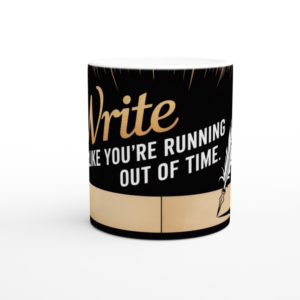 Hamilton Mug | 'Write Like You're Running Out of Time' | Musical Theatre Gift | Graduation Present — view 11