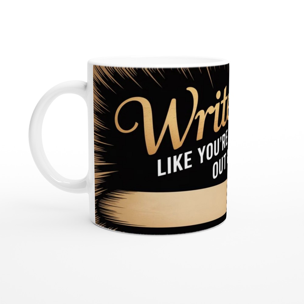 Hamilton Mug | 'Write Like You're Running Out of Time' | Musical Theatre Gift | Graduation Present — view 10