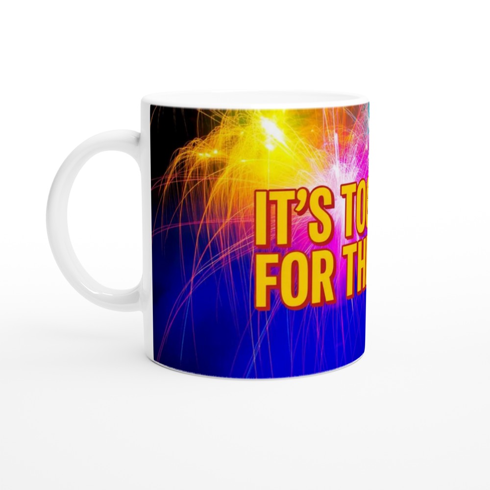 Funny Rude Mug | It's Too Early For This Sh*t | Office Colleague Gift | Best Friend Present | Novelty Coffee Cup — view 10