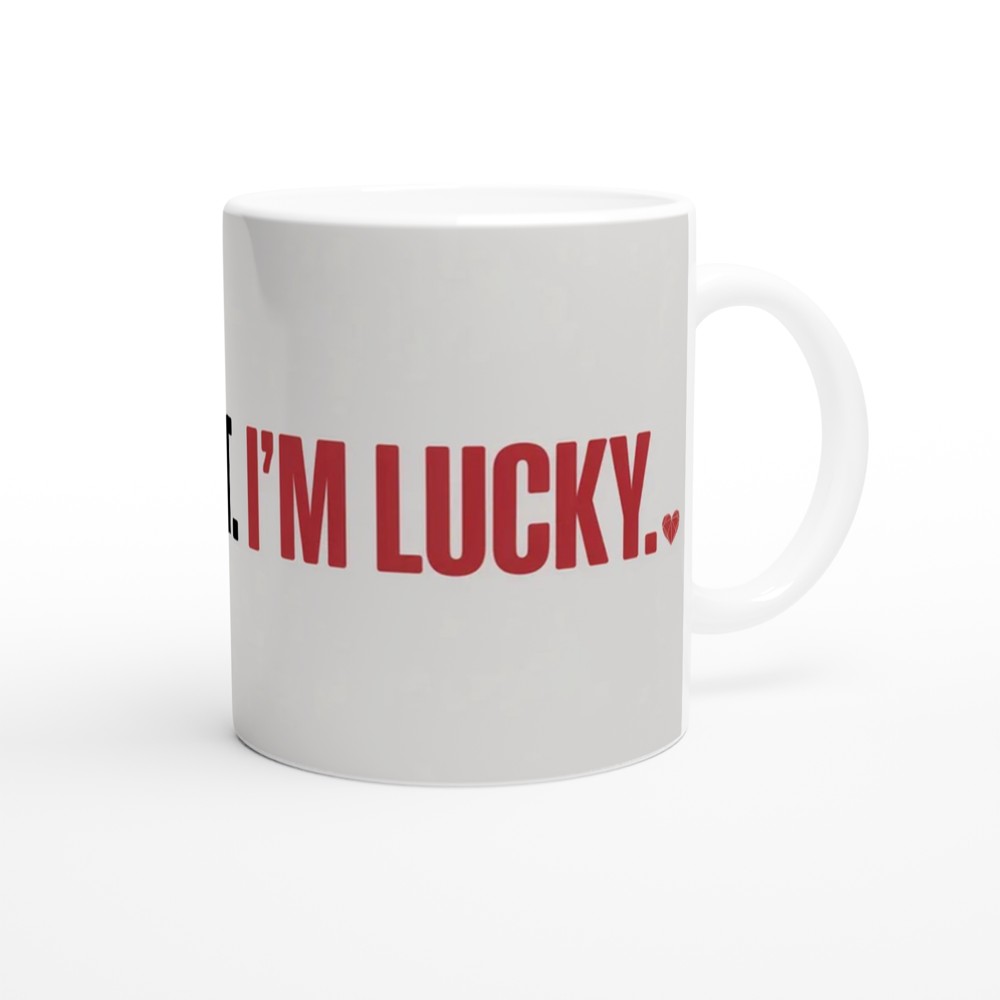Valentine's Day Mug | You're Hot I'm Lucky Gift | Funny Anniversary Mug for Husband or Wife | Romantic Couple Present — view 12