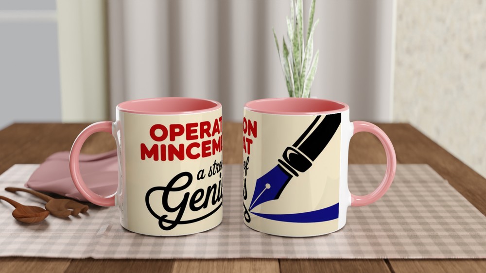 Operation Mincemeat Mug | Stroke of Genius Theatre Gift | Musical Theatre Mug | West End Show Present — view 6
