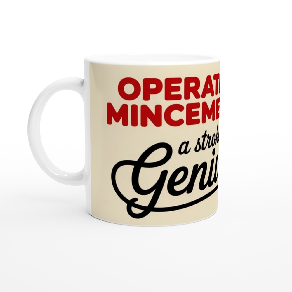 Operation Mincemeat Mug | Stroke of Genius Theatre Gift | Musical Theatre Mug | West End Show Present — view 10