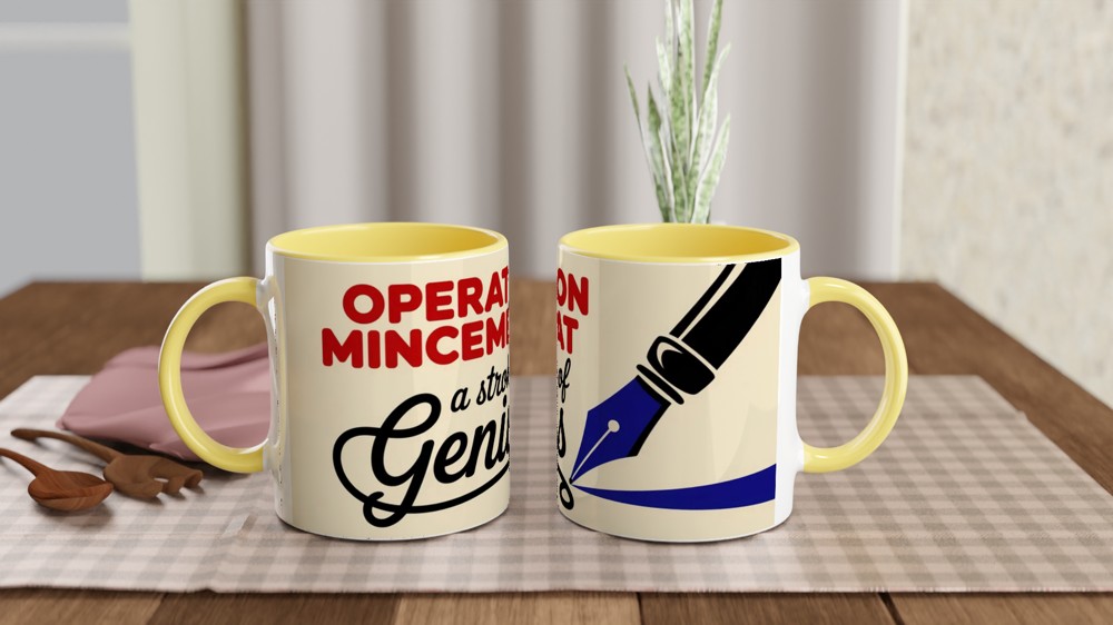 Operation Mincemeat Mug | Stroke of Genius Theatre Gift | Musical Theatre Mug | West End Show Present — view 8