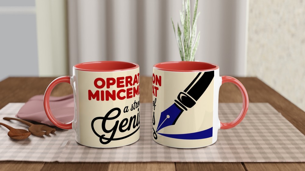 Operation Mincemeat Mug | Stroke of Genius Theatre Gift | Musical Theatre Mug | West End Show Present — view 7