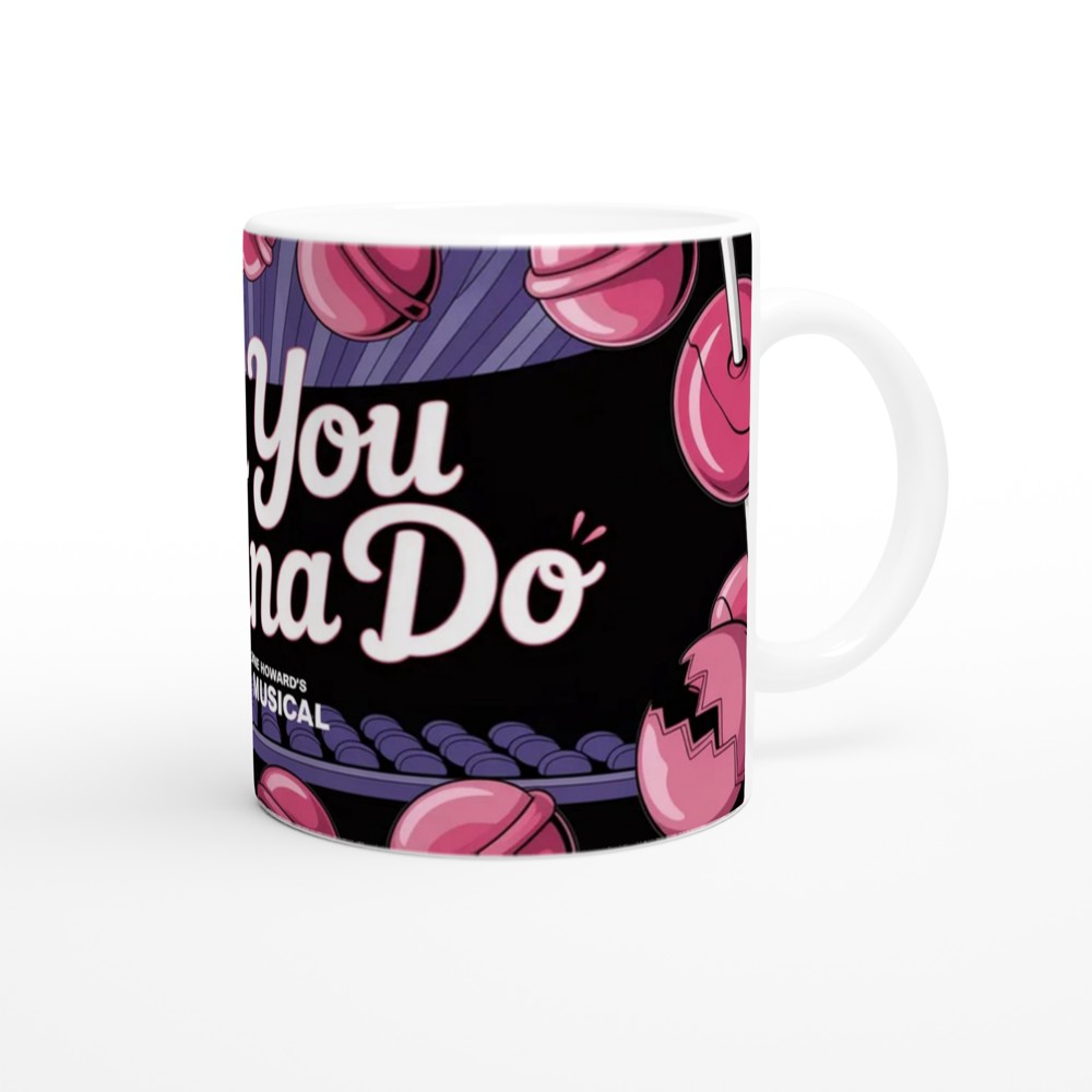 Six the Musical Mug | Katherine Howard Pink Lollipop Design | Musical Theatre Gift | West End Present for Her — view 12
