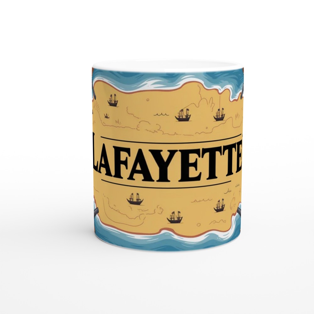 Hamilton Mug | Guns and Ships Lafayette Quote | Musical Theatre Gift | Theatre Lover Present — view 11
