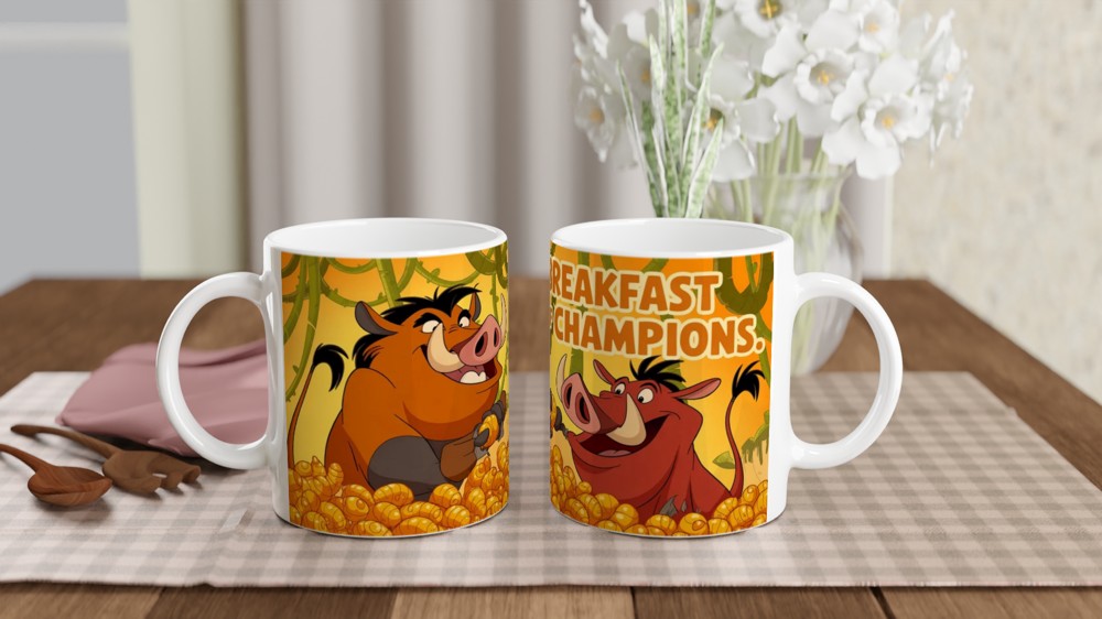 Breakfast of Champions Warthog Mug