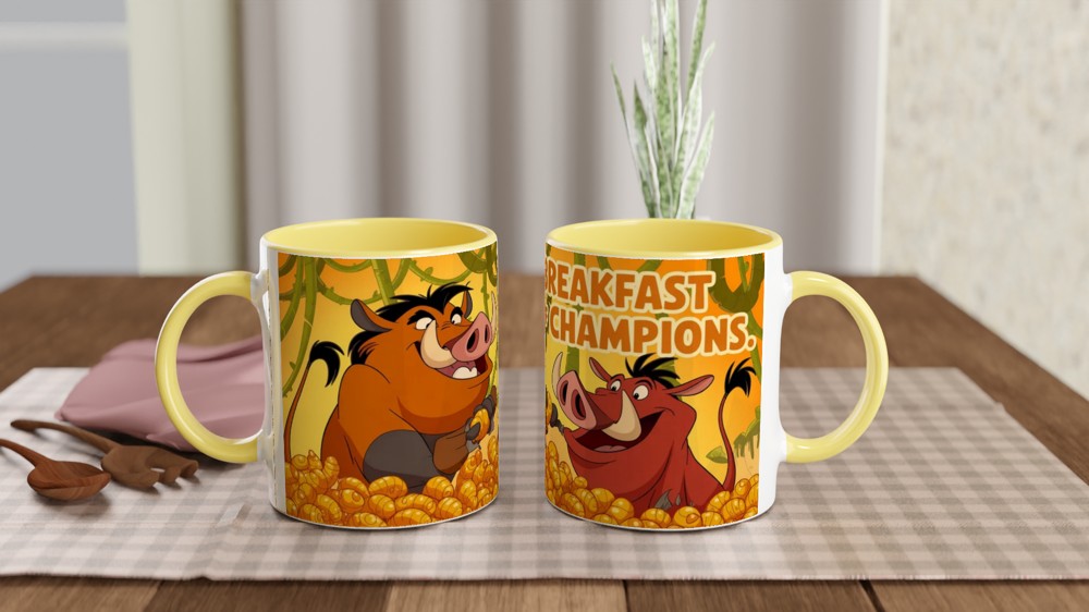 Breakfast of Champions Warthog Mug — view 8