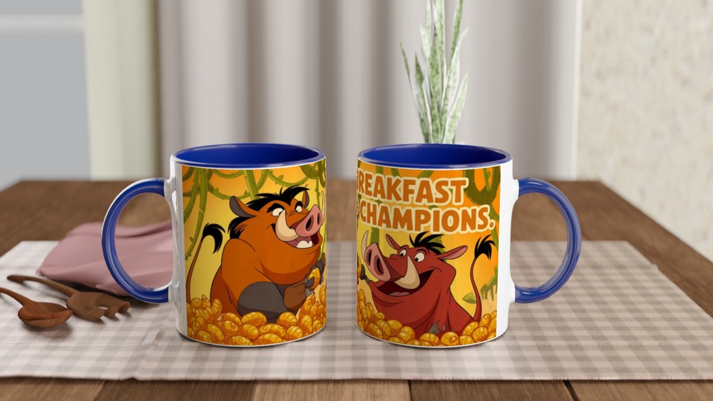 Breakfast of Champions Warthog Mug — view 4