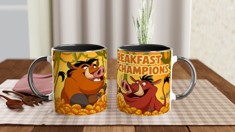 Breakfast of Champions Warthog Mug — view 9