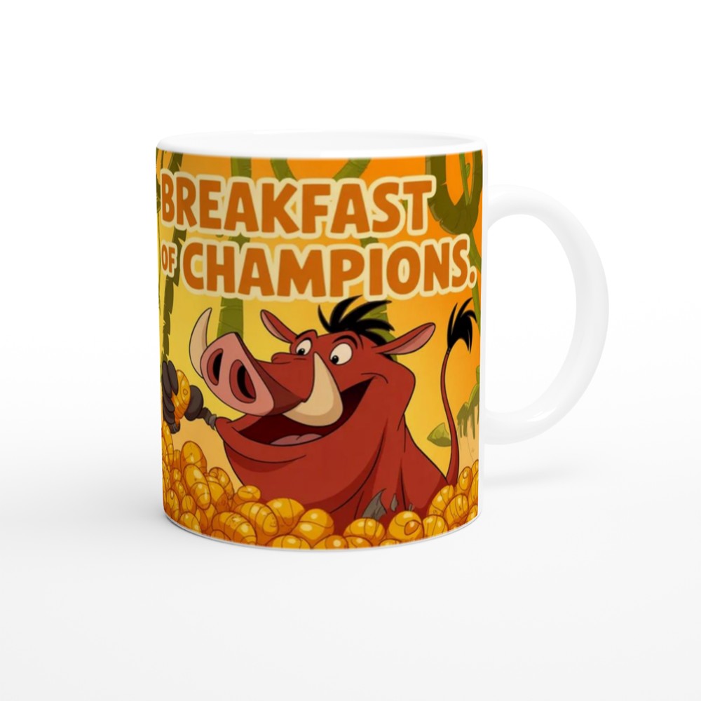 Breakfast of Champions Warthog Mug — view 12