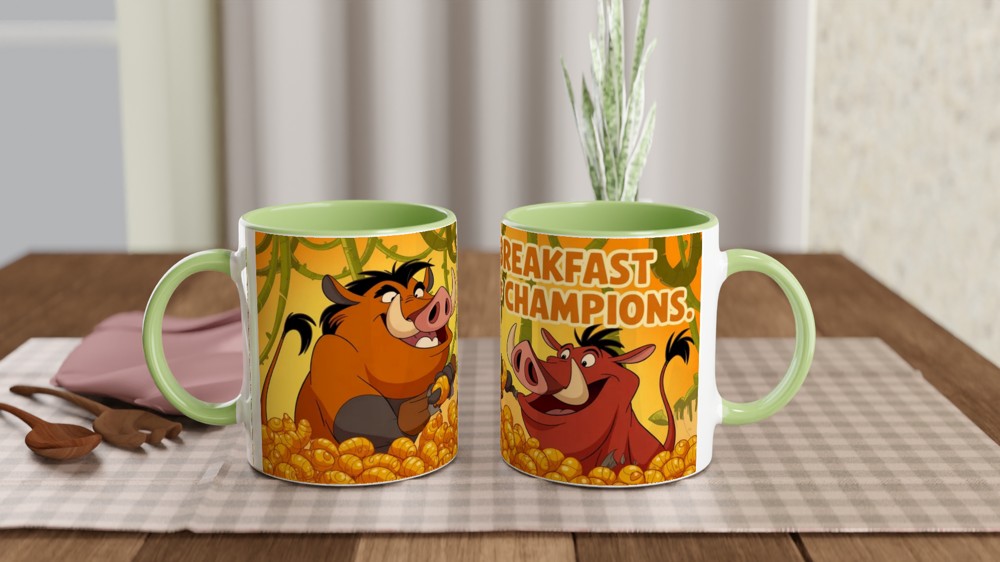 Breakfast of Champions Warthog Mug — view 5
