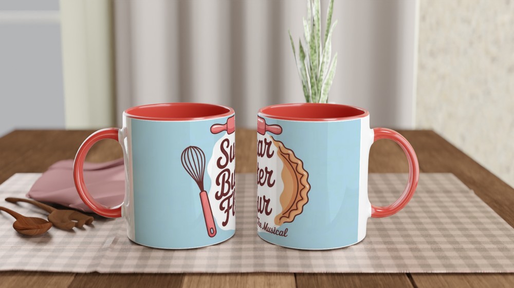 Sugar Butter Flour The Musical Baking Mug — view 7