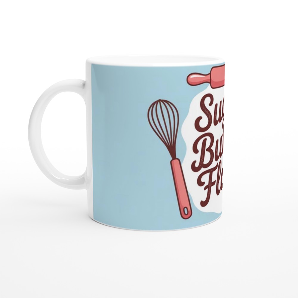 Sugar Butter Flour The Musical Baking Mug — view 10