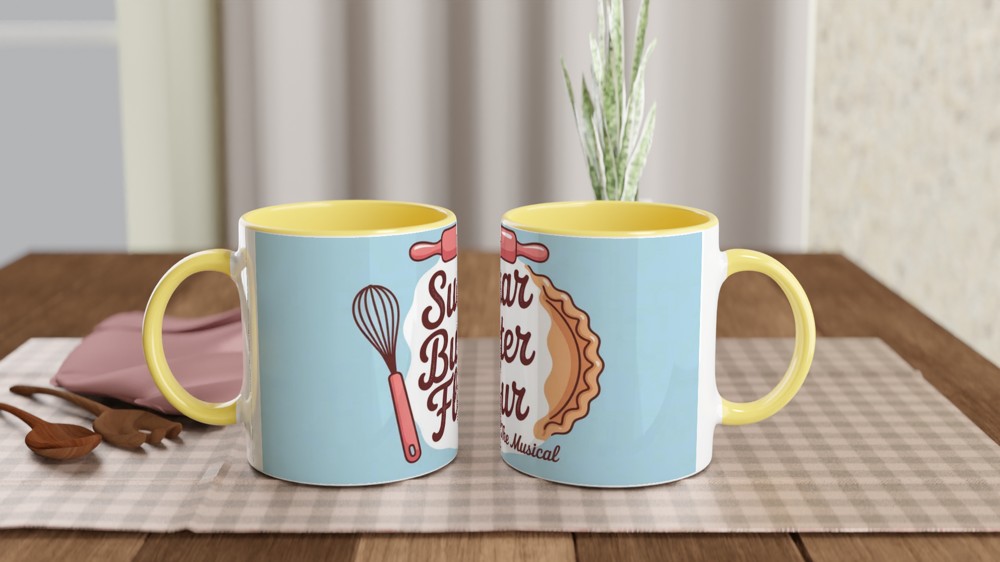 Sugar Butter Flour The Musical Baking Mug — view 8