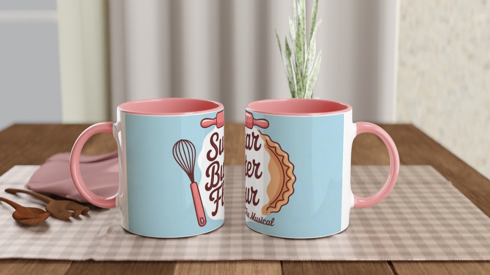 Sugar Butter Flour The Musical Baking Mug — view 6