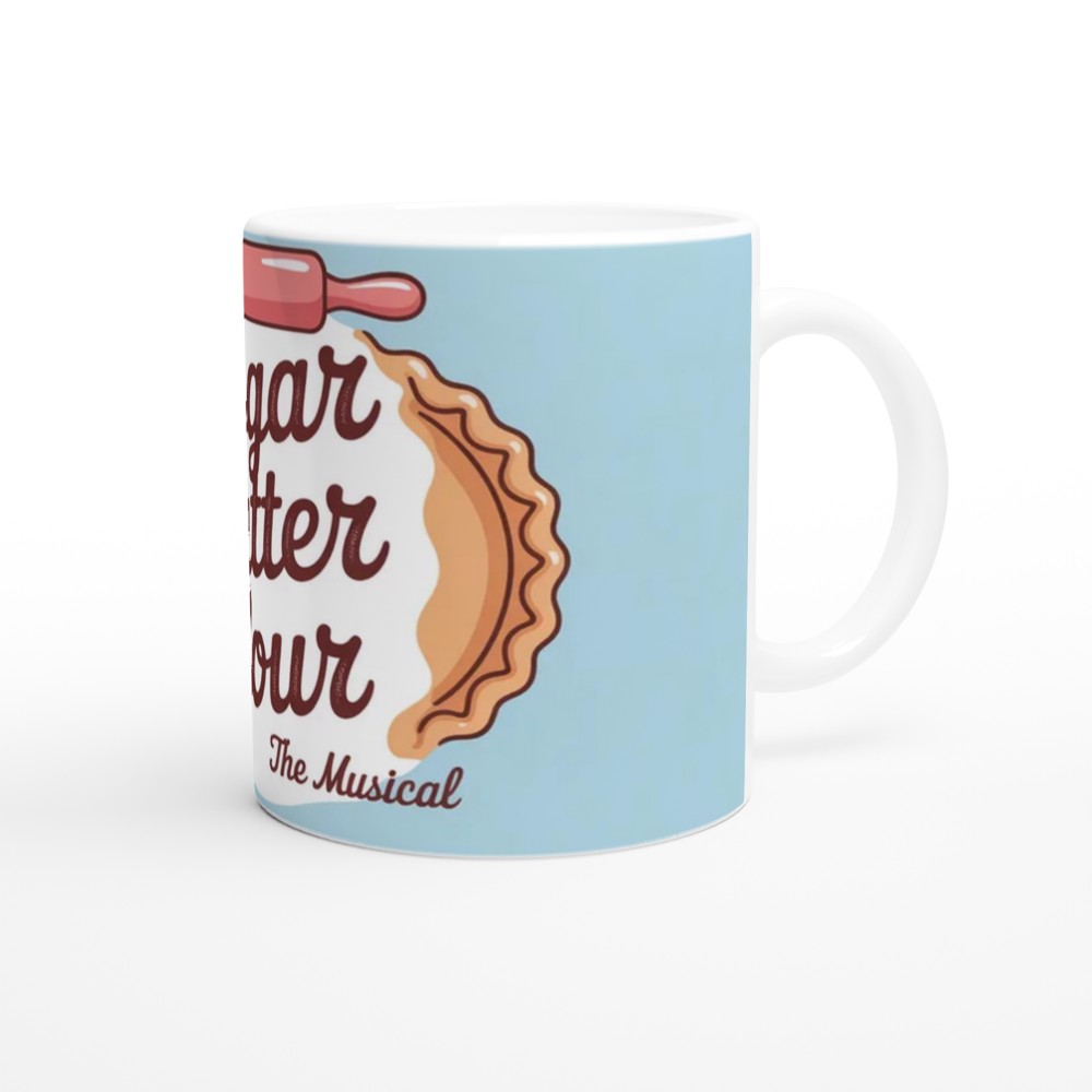 Sugar Butter Flour The Musical Baking Mug — view 12