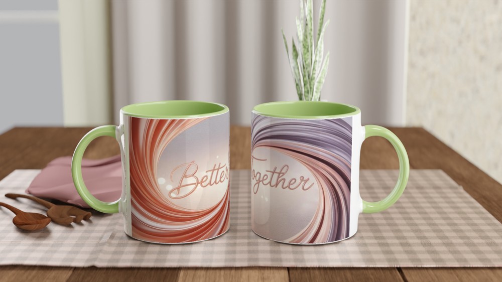 Better Together Rose Gold Swirl Mug — view 5