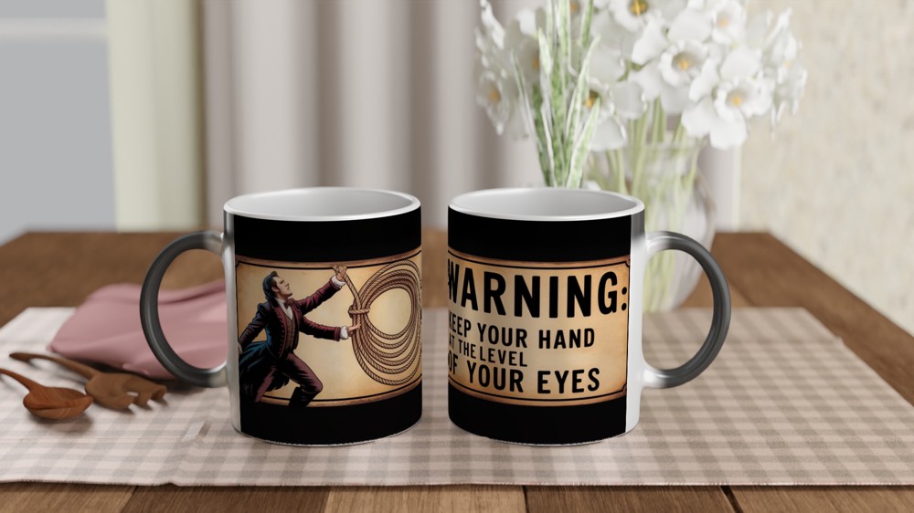Phantom of the Opera Mug | Buquet's Warning Gift | Musical Theatre Mug | Theatre Lover Present — view 3