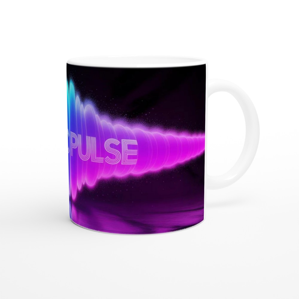 K-Pop Soundwave Mug | Sonic Pulse Neon Design | Music Lover Gift | Birthday Present for Best Friend — view 12