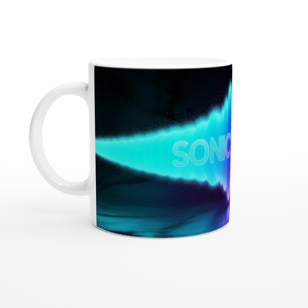 K-Pop Soundwave Mug | Sonic Pulse Neon Design | Music Lover Gift | Birthday Present for Best Friend — view 10