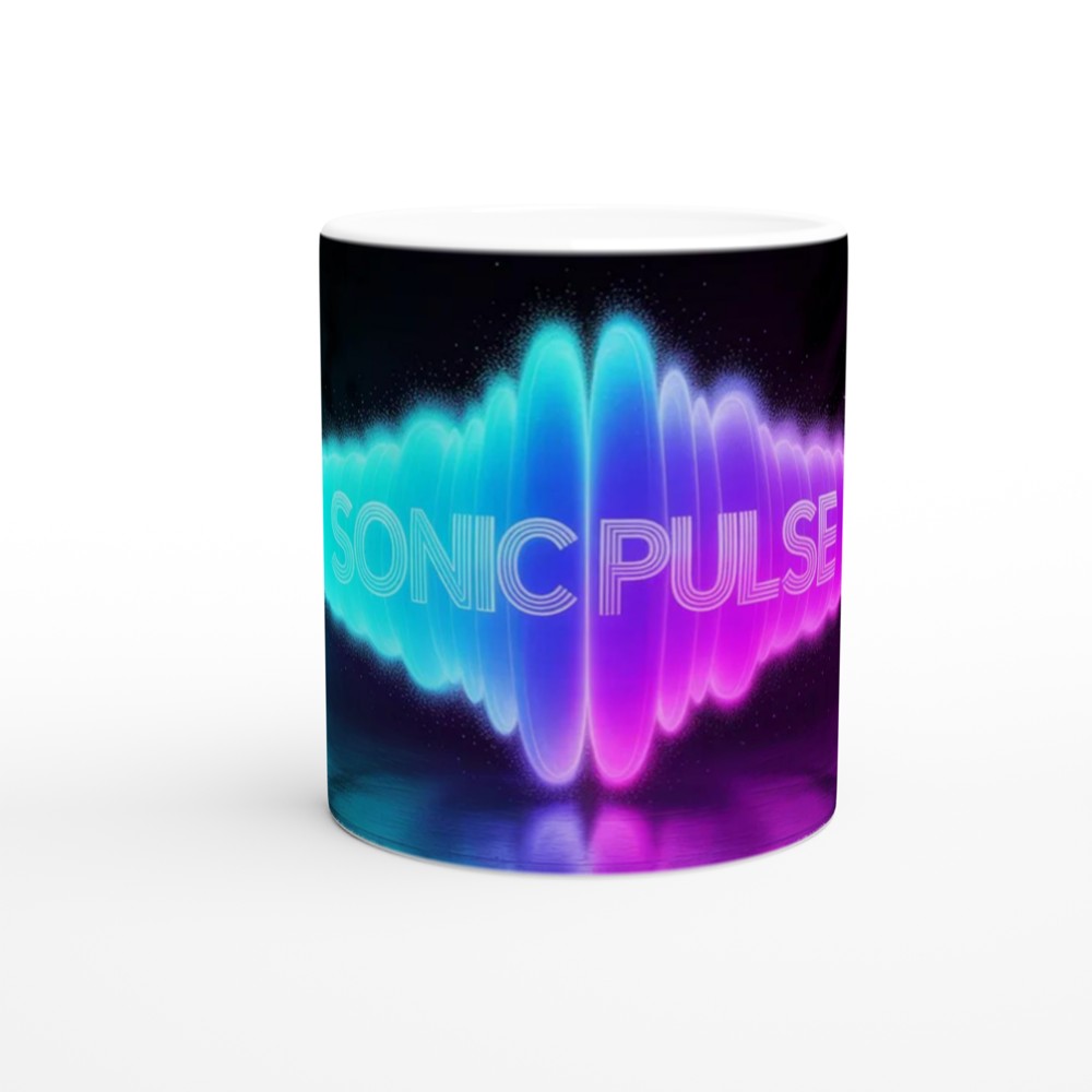 K-Pop Soundwave Mug | Sonic Pulse Neon Design | Music Lover Gift | Birthday Present for Best Friend — view 11