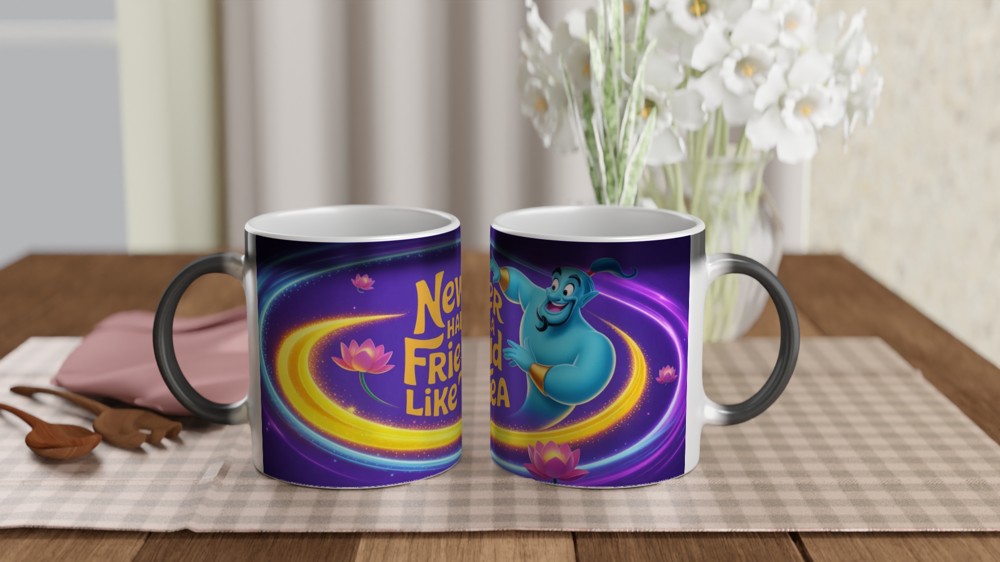 Never Had a Friend Like Tea - Genie Mug — view 3