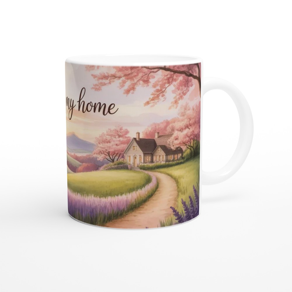 Found My Home Mug | Romantic Anniversary Gift | Valentine's Day Present for Couples | Warm Wrap Around Design Mug — view 12