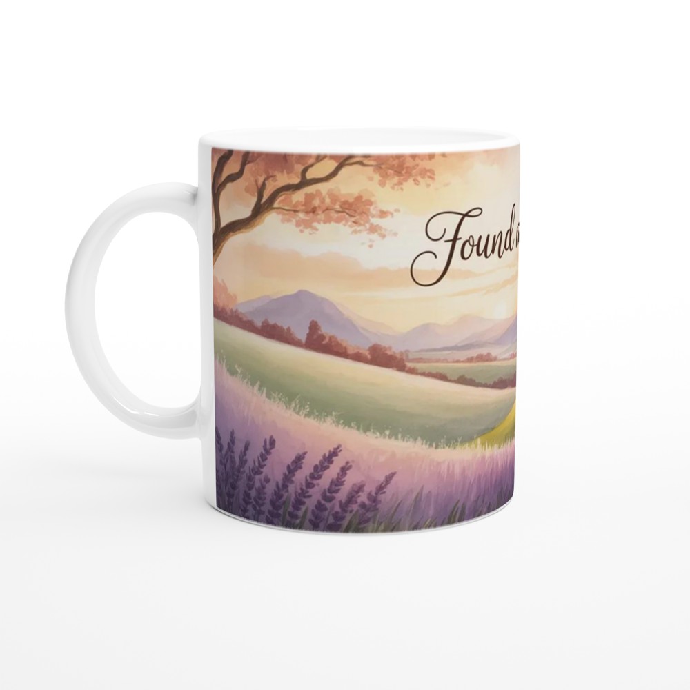 Found My Home Mug | Romantic Anniversary Gift | Valentine's Day Present for Couples | Warm Wrap Around Design Mug — view 10
