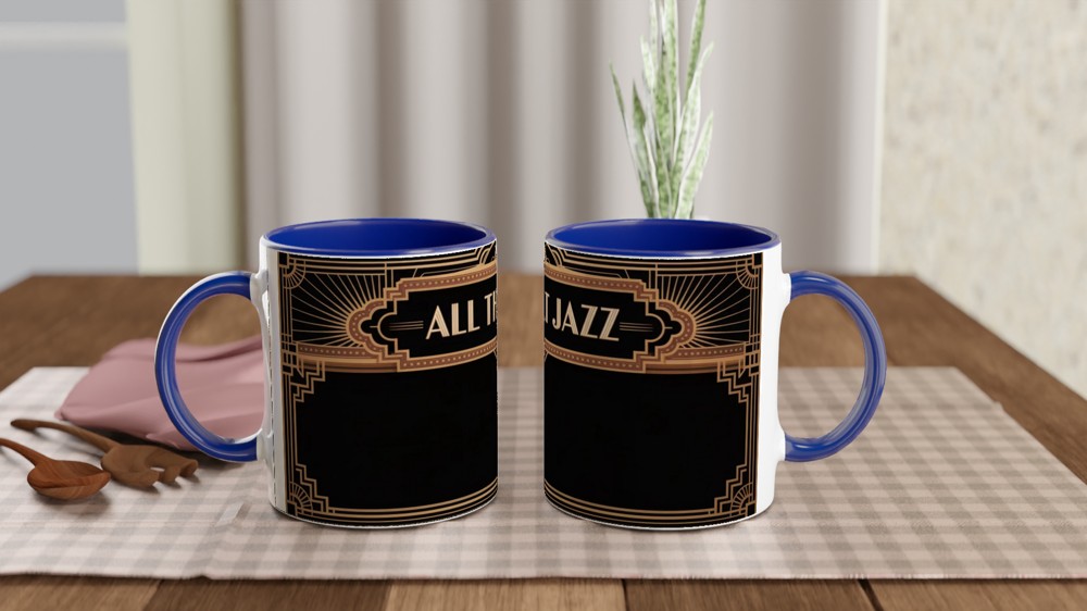 Chicago Mug | 'All That Jazz' Quote | Musical Theatre Gift | Art Deco Theatre Lover Present — view 4