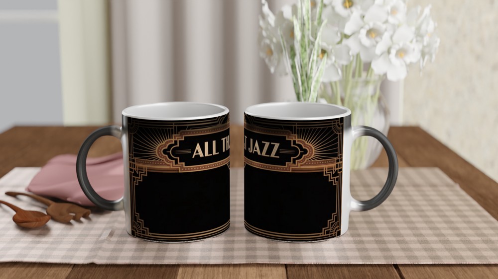 Chicago Mug | 'All That Jazz' Quote | Musical Theatre Gift | Art Deco Theatre Lover Present — view 3
