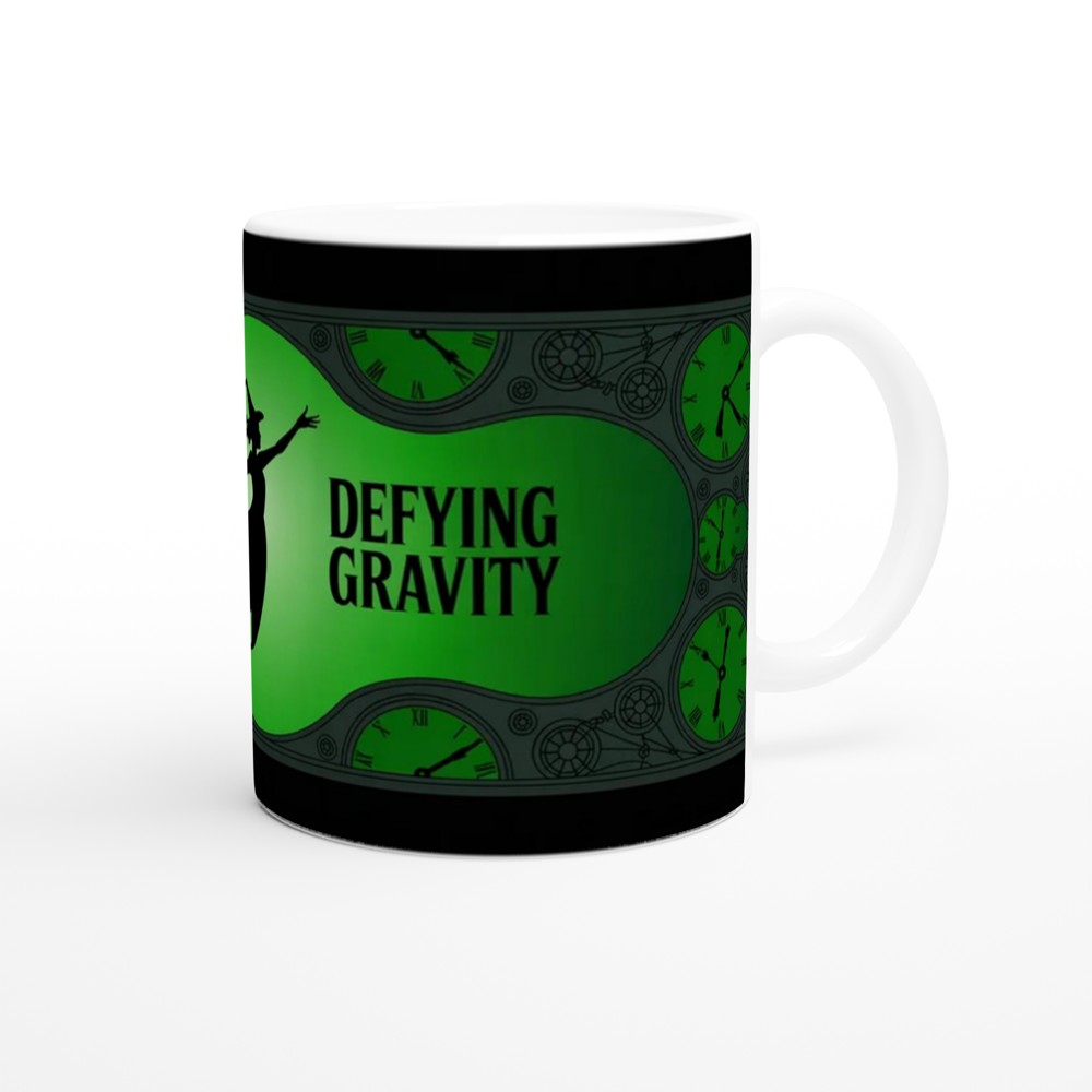 Wicked Defying Gravity Mug | Elphaba Silhouette Theatre Gift | Musical Theatre Mug for Her | West End Musical Fan Present — view 12