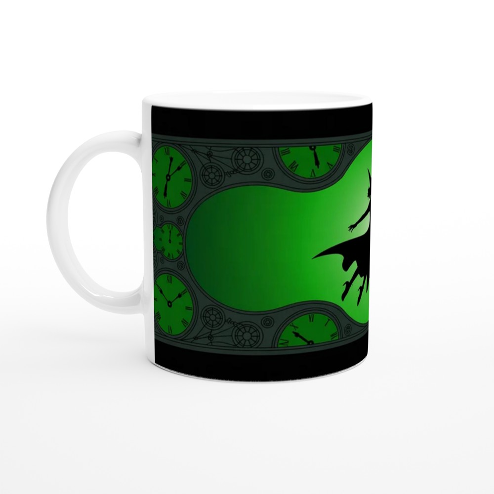 Wicked Defying Gravity Mug | Elphaba Silhouette Theatre Gift | Musical Theatre Mug for Her | West End Musical Fan Present — view 10