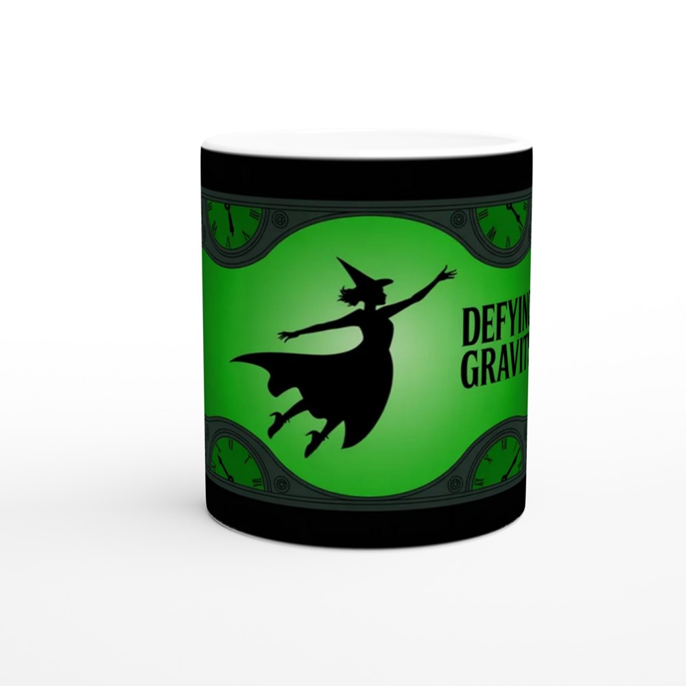 Wicked Defying Gravity Mug | Elphaba Silhouette Theatre Gift | Musical Theatre Mug for Her | West End Musical Fan Present — view 11
