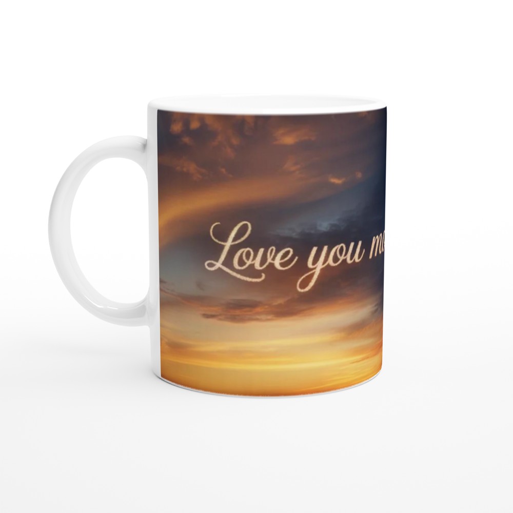 Love You More Every Day Sunset & Night Sky Mug — view 10