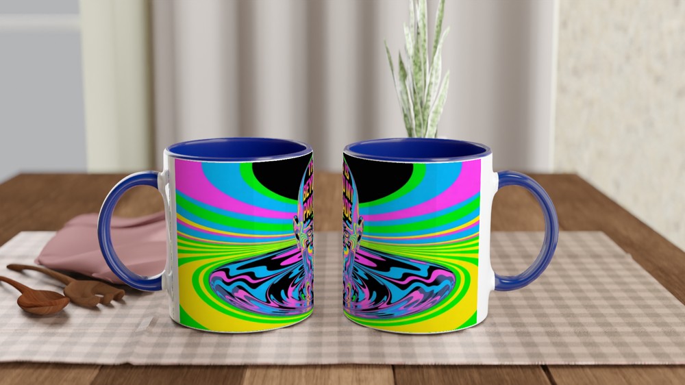 This Is Beyond My Paygrade Psychedelic Mug — view 4