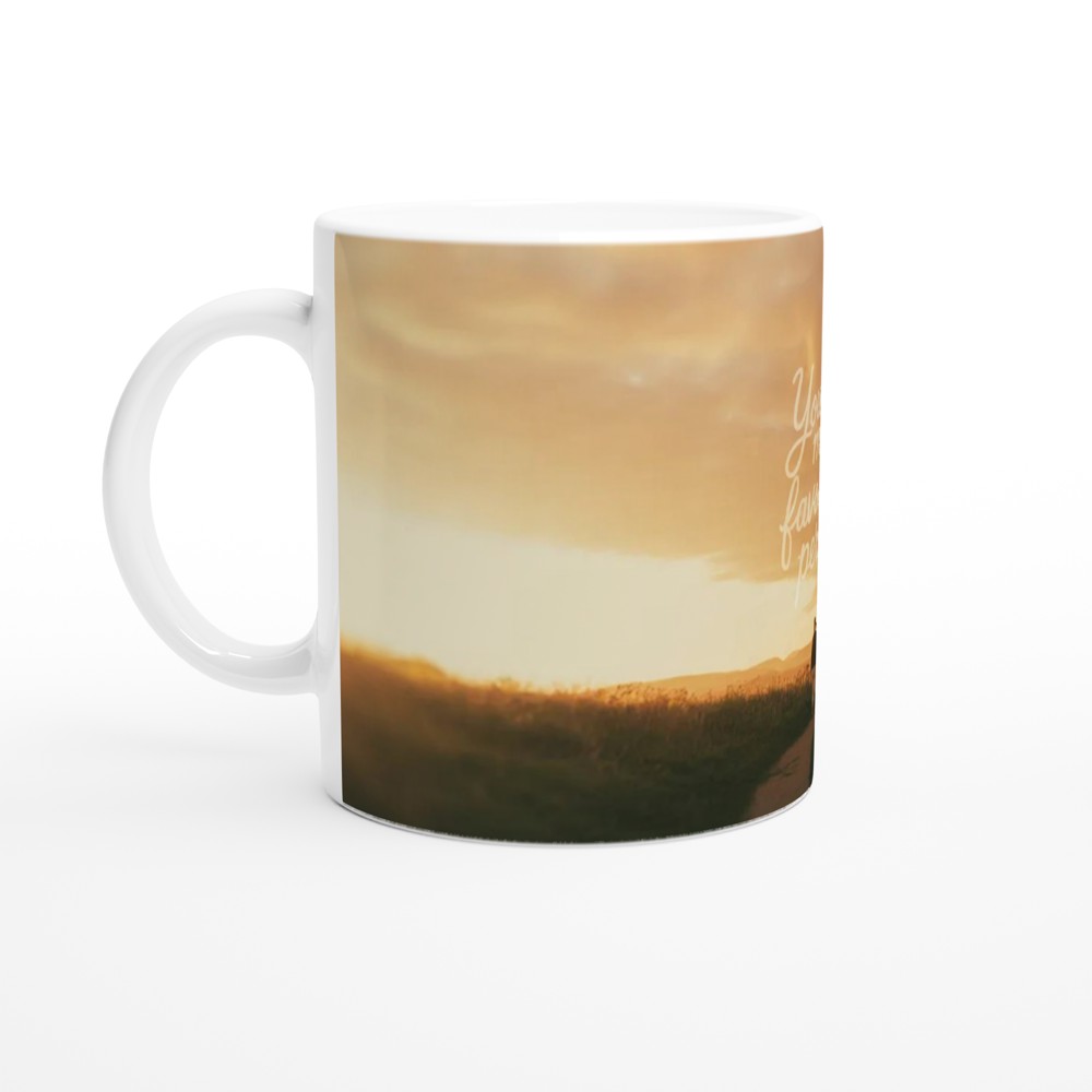 Favourite Person Mug | Romantic Anniversary Gift | Sunset Silhouette Love Present | Valentines Mug for Husband or Wife — view 10
