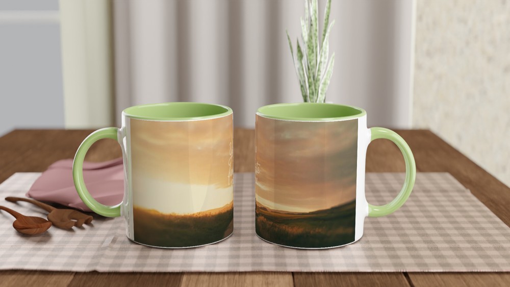Favourite Person Mug | Romantic Anniversary Gift | Sunset Silhouette Love Present | Valentines Mug for Husband or Wife — view 5