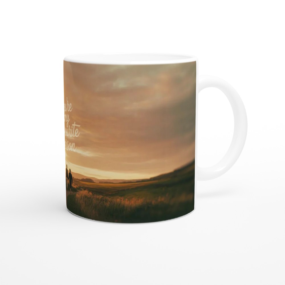 Favourite Person Mug | Romantic Anniversary Gift | Sunset Silhouette Love Present | Valentines Mug for Husband or Wife — view 12